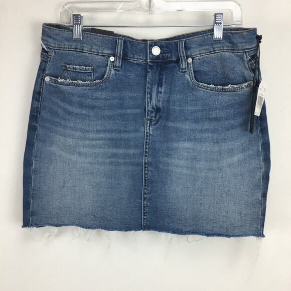 [BlankNYC] 30 Two Faced Jean Skirt Denim 12GE0322 - Picture 1 of 8